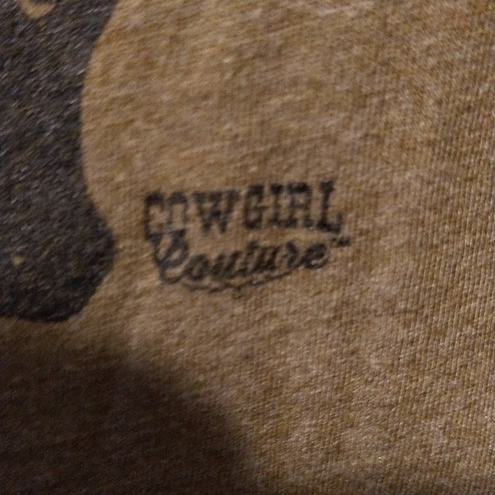 Cowgirl Couture "Raised on Rodeo" Fitted Long Sleeve Tee - Picture 4 of 4